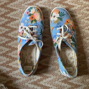 Keds x Rifle paper floral sneakers size 7.5